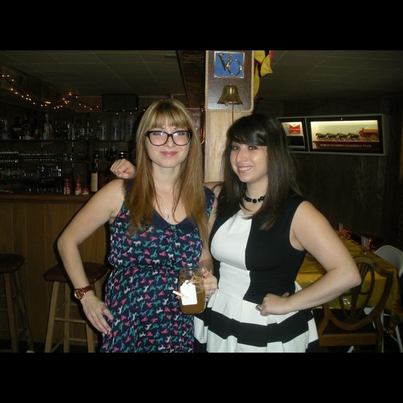 Eva Franco B&W Anthropologie Strata Cocktail Dress - Picture 8 of 8